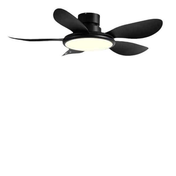 Ventilateur de plafond LED rétro de 52 pouces avec lumière de nuit