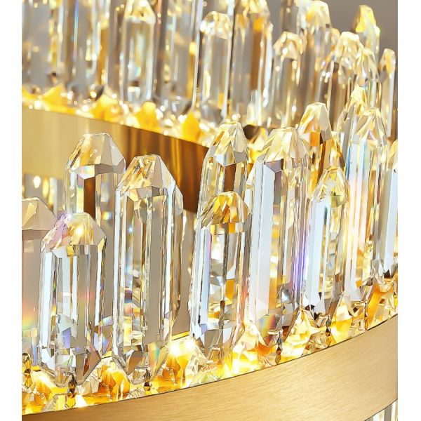 110V 240V E12 E14 Щелкнутая нержавеющая сталь входной люстра освещение для столовой