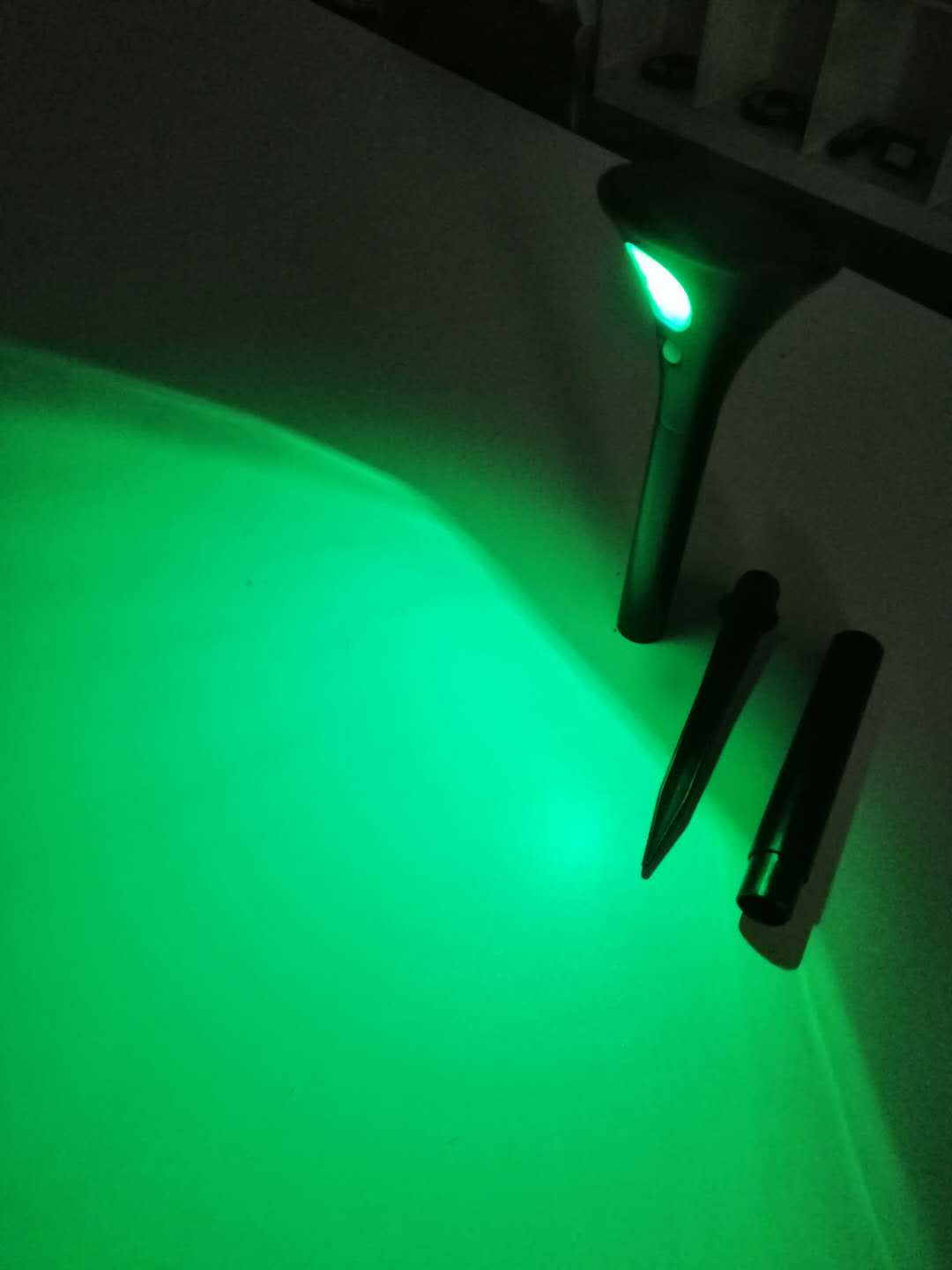 света 80lm 6000K RGB солнечные садовничают легкое собрание штанги 1500mAh