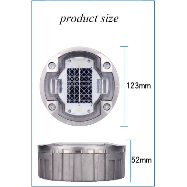 IP68 Waterproof Solar Cat Lights Eyes Road Studs 1200mah