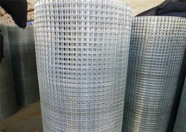 Custom 1X1 Galvanized Welded Wire Mesh For Construction Usage / Poultry Wire Fence