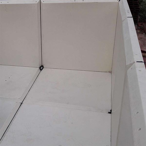 Rectangular Module FRP Water Tank Sheet Custom Capacity Ramming Craft Production Technique