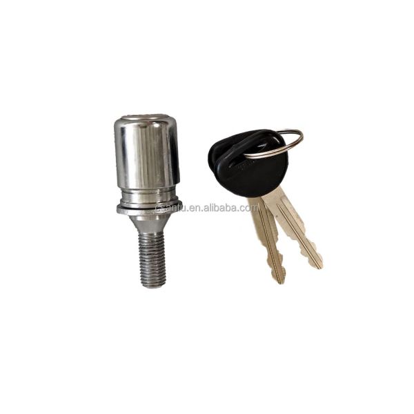 Steering Lock  for Mitsubishi Pajero Montero Rear Tailgate Spare Tire Anti-theft Lock Cylinder Equipped with Key MR259097/95