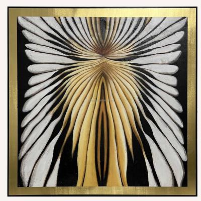 Framed Hand Painted Modern Abstract Canvas Art Oil Painting Living Room Decor