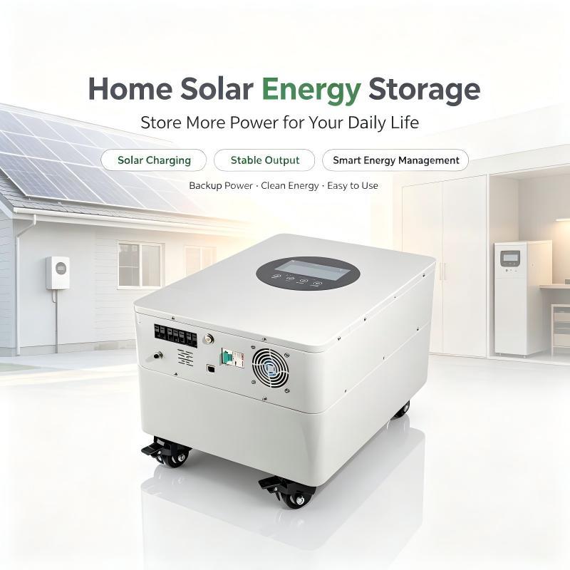 Stackable Lithium Battery Hybrid Inverter IP65 Home Solar Energy Storage System