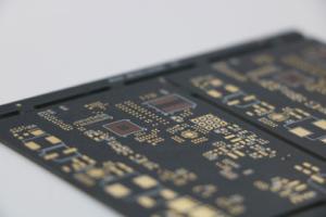 黒いSoldermask ENIG注文PCBアセンブリHASL