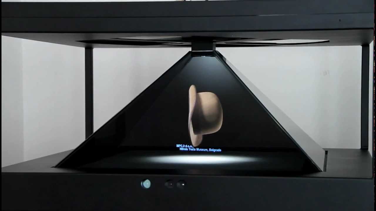 360 встали на сторону дюйм 4, который разрешения 19 дисплея Hologram степени 3d полный