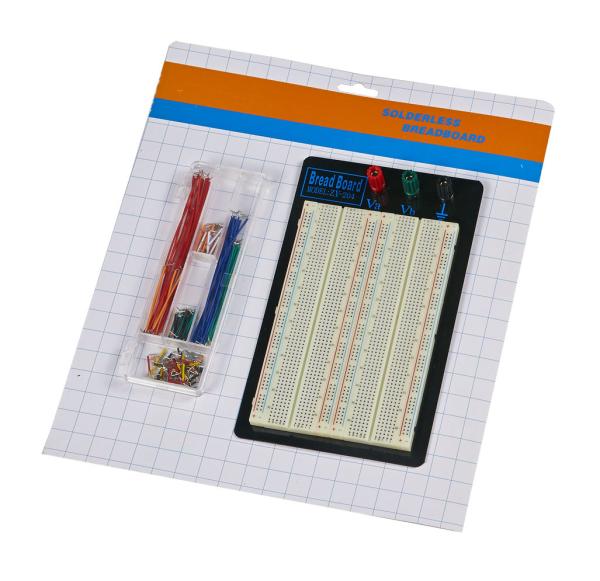 1660 Tie Point ABS Material 20AWG - 29AWG Breadboard And Wire Kit