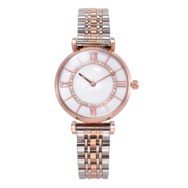 New 2019 Japan Movt Quartz Timepieces Stainless Steel Luxury Women Lady Watches Jewelry Wrist Watch