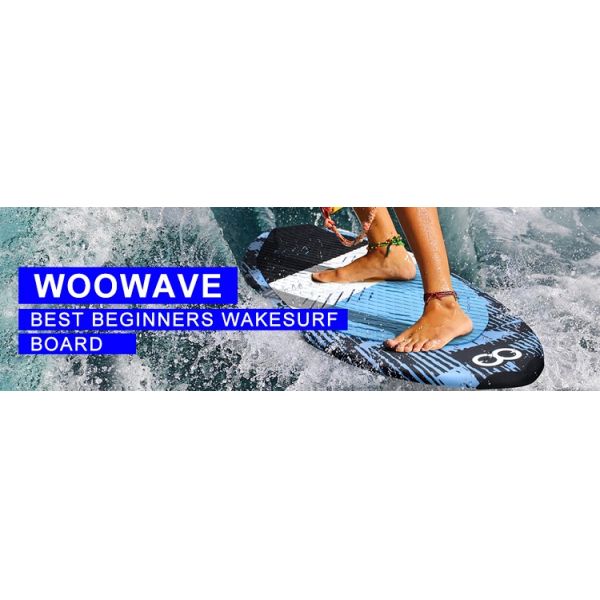 49'' Wakesurf Board Glass Stand Up Paddle Board Surfboard Blue Applicable People Unisex