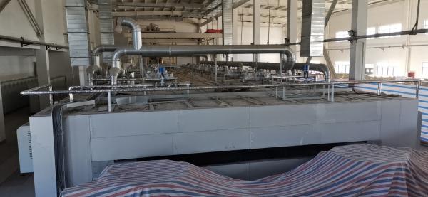 Linha de produção industrial de 400 mícrons