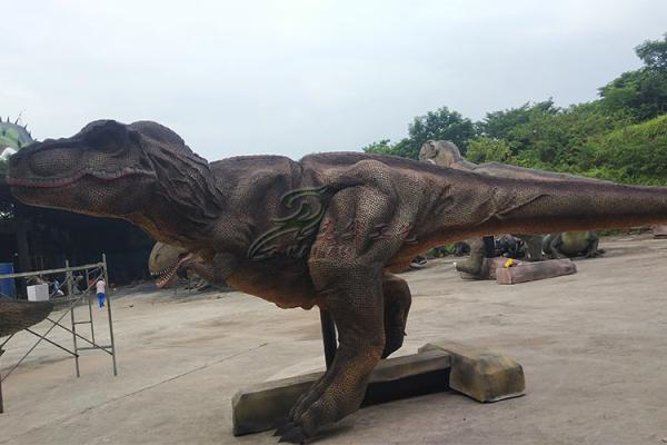 Fase Photorealistic que corre o Diorama realístico do dinossauro impermeável e a proteção de Sun