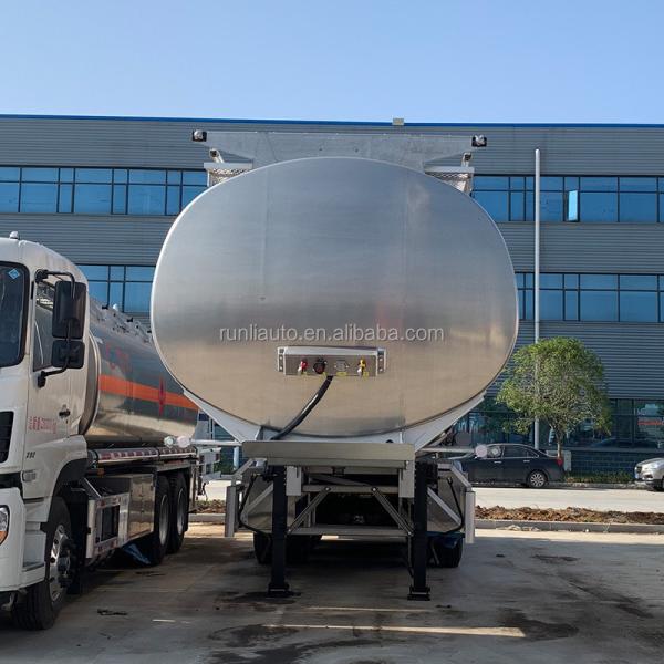 Factory Oil Petrol Gasoline Diesel Transport Heavy Duty Tanker Semi Truck Trailer Semi Trailer Tank