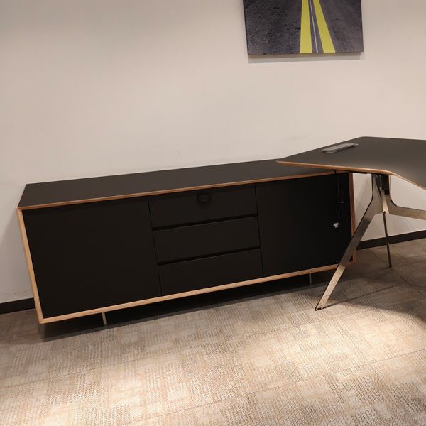 Hot Selling Office Desk 1.8m Modern L-Shape Executive Desk For CEO Office Furniture