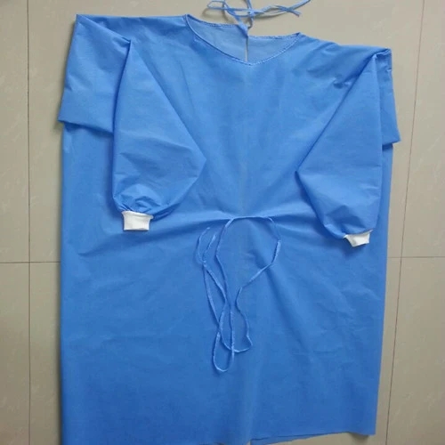 Waterproof Non Woven Surgical Gown , Light Weight Disposable Lab Gown