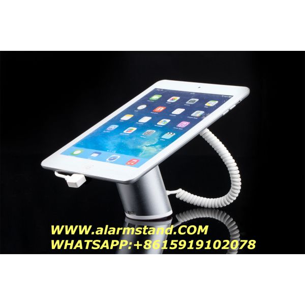 COMER mobile phone accessories anti theft Tablet PC display stands, alarm, charging function for retail shop