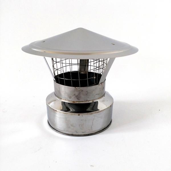 Galvanized Chimney Flue Rain Caps Featuring An Effective Bird Guard Weather Resistant