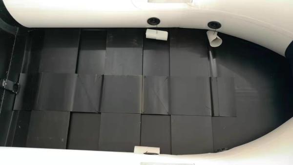 Aluminum Floor OEM Inflatable Fishing Boats With Outboard Motor , 230mm Length