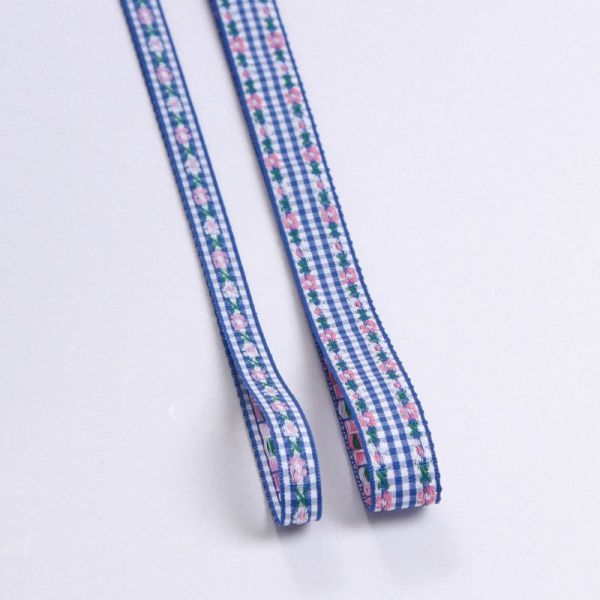 7-38 мм синяя вышитая лента ISO9001 вышитая цветовая лента