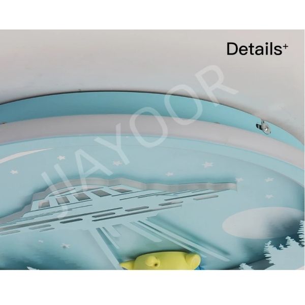Home Decoration Lighting Modern Lighting Lustre Indoor LED Children Room airplane ceiling light(WH-MA-298)