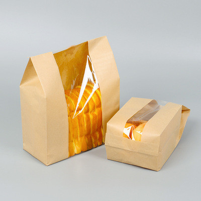 French Caterpillar Bread Takeaway Paper Bags 50-320mm Height