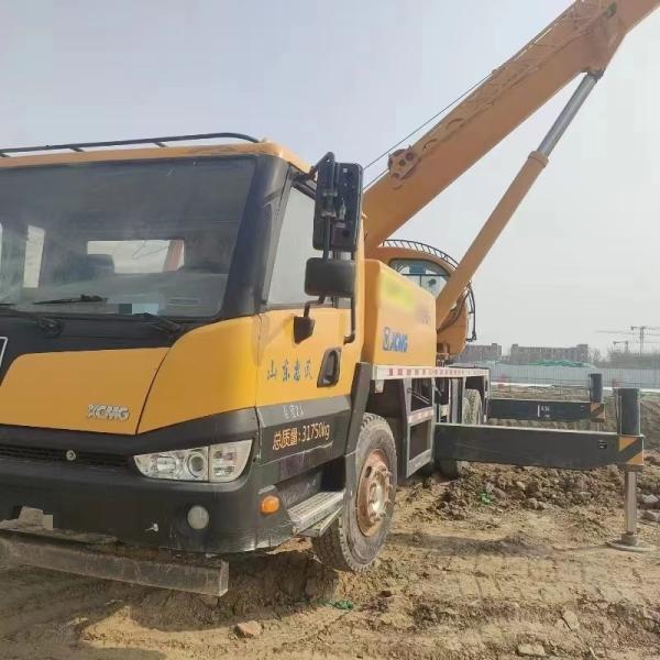 25T Heavy Duty Used Truck Crane Construction Machinery Hoist Crane 2017 Good Condition