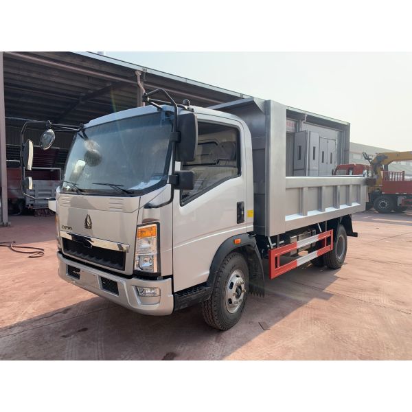 China 116 hp howo sand stone transport small tipper truck lorry 4X2 Euro 2 small dump truck