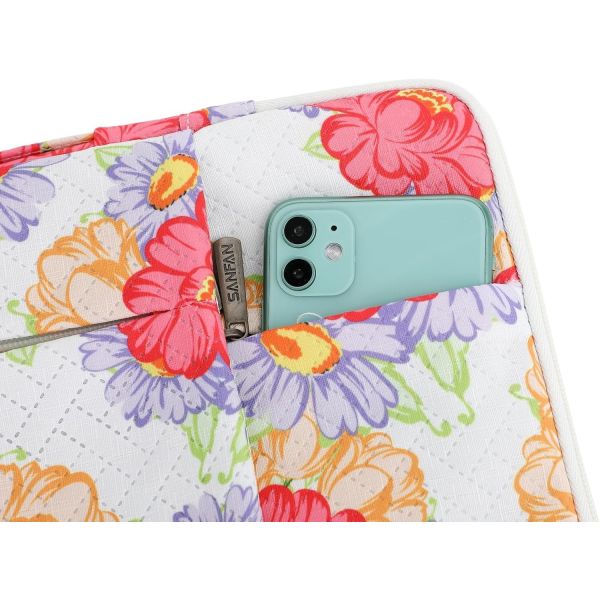 Protective Laptop Sleeve Case Bag,Laptop Cover with Handle and Luggage Strap for iPad 12.9 inch,MacBook Pro Air 13