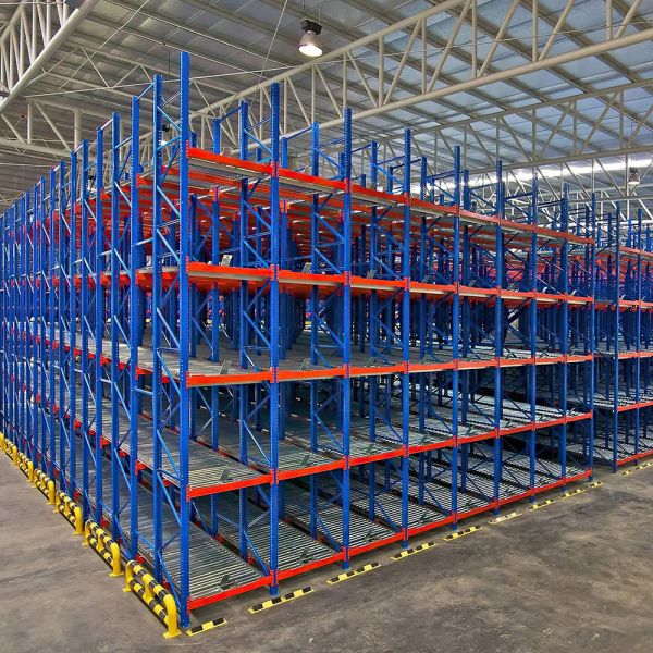 High Quality CE High Utilization Gravity Roller Warehouse Pallet Racks Shelves for Same Large Quantity of Cargo