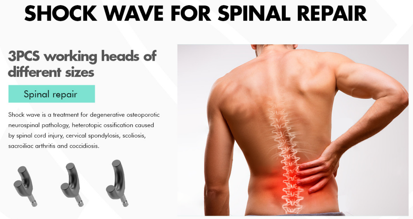 2Handles Reducing Inflammation Pain relief Ultrasound Ballistic Pneumatic Shockwave Therapy Device