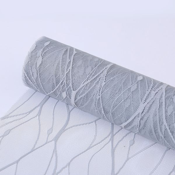 Materiais de envolvimento plásticos decorativos do ramalhete da flor da malha 50cmx5Y do envoltório do ramalhete