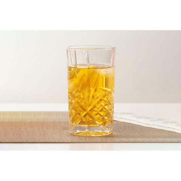 35CL Heavy Bottom Cut Crystal Old Fashioned Glasses Tumblers 12.3 Ounce