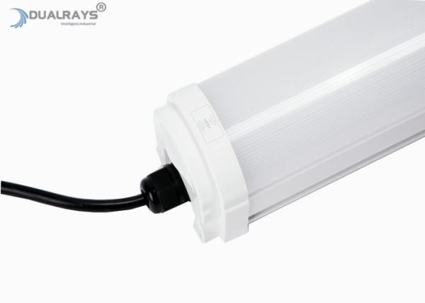 100W Fluorescent Tube PC LED Triproof Light 160LPW High Efficiency