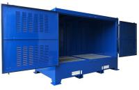 Armoire de stockage de produits chimiques IBC extérieur pour les produits inflammables corrosifs toxiques