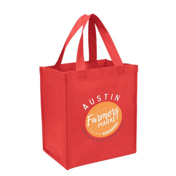 Saco de compras não tecido sustentável Tote CMYK Impressão 60gsm-140gsm