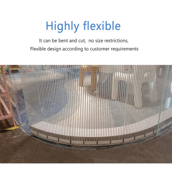 P20 P30 P40 pantalla de película LED pantalla de pantalla de vidrio gigante pantalla publicitaria