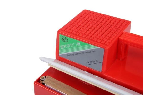 DUOQI SF-270 couleur rouge manuel plastique pressage à la main scellant pour emballage polyvalent