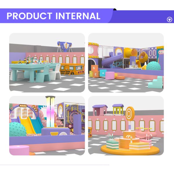 432 m² Candy-Color Indoor Playground Wonderland