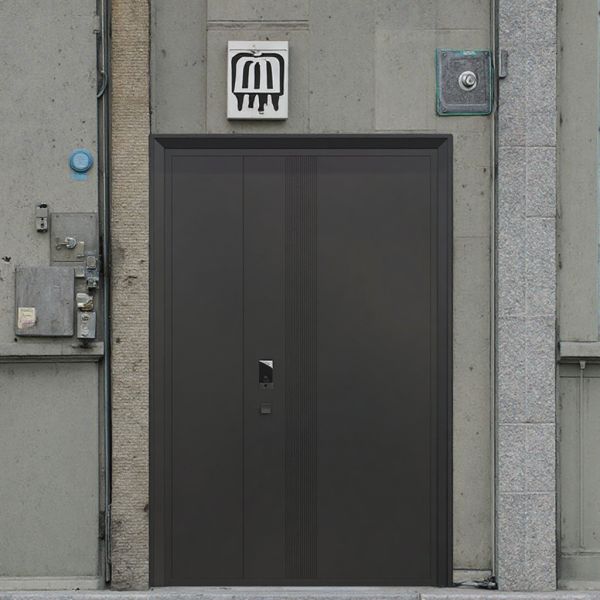 Swing Modern Steel Entry Doors Secure Exterior Design Villa Front Door