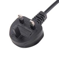 Corde d'alimentation personnalisée britannique 2 broches 3A 5A 10A 13A 250V BS1363 pour ordinateur