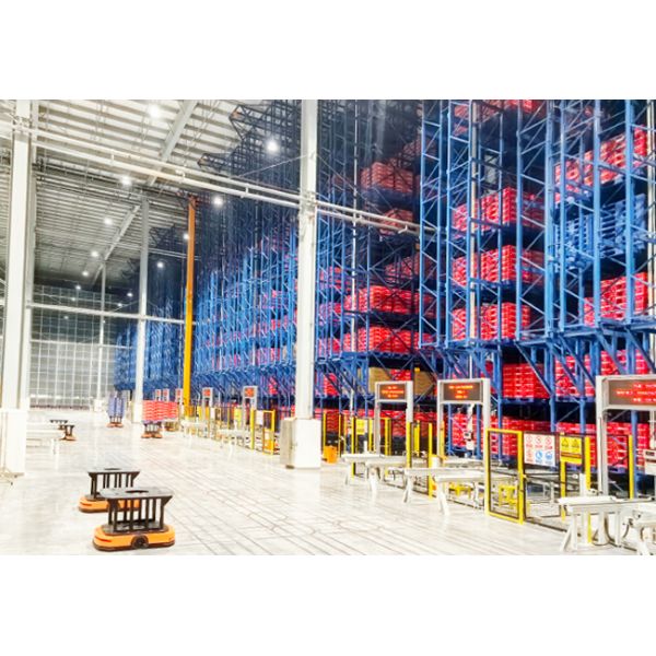 Double Deep pallet Stacker Crane ASRS, Floor Supported SRM(Storage Retrieval Machine), Automatic Storage And Retrieval System,Room Temperature Warehouse and Cold Storage