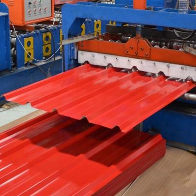 O zinco do metal de ASTM galvanizou folha telhando ondulada do telhado do ferro de folhas