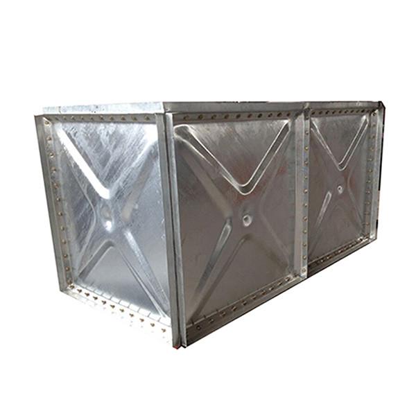 Sectional Galvanized Steel Water Tank U Channel Steel Base Material Durable