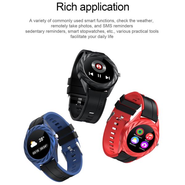 1.54 Inch Sleep Monotoring Smart Watch Music Control Weather Push For Women Sporting