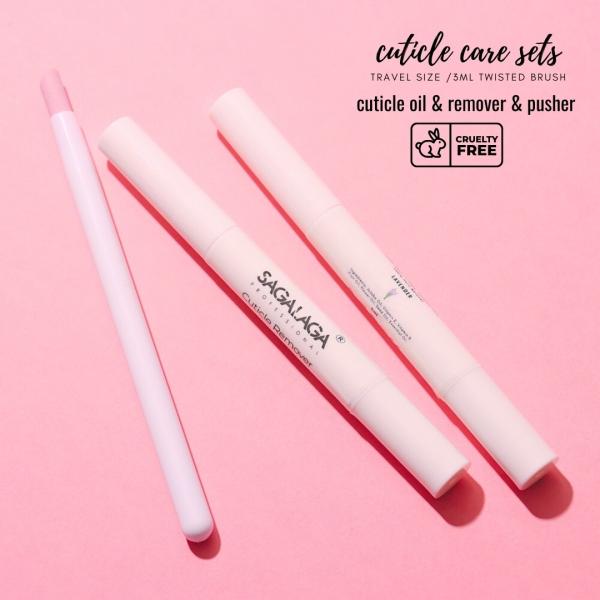 Healthy Formulate Nail Treatment Organic Cuticle Oil Twist Pen Custom Logo Cuticle Remover Liquid Manicure Pusher Tool Kit