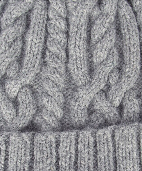 WOMEN FASHION LADIES WINTER WOOL BEANIE WITH ROLL UP EDGE