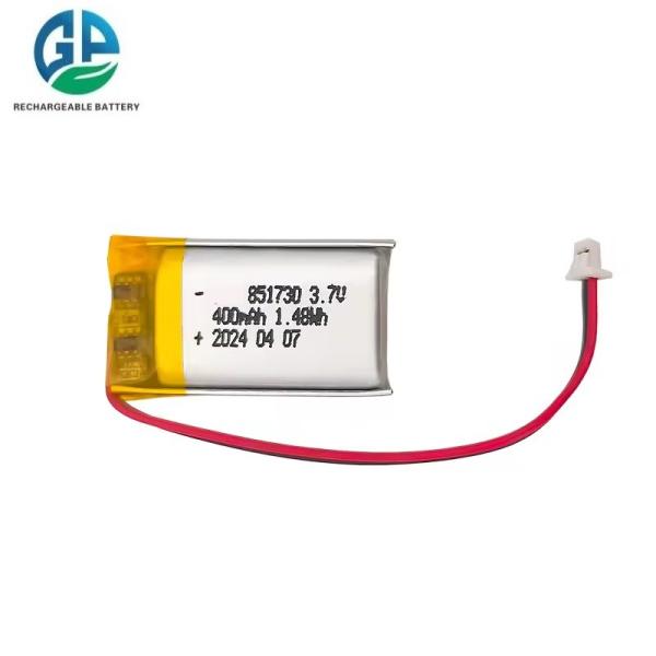 High Capacity 3.7V 400mAh Lithium Ion Polymer Battery 500times 851730 For Headphones From Chinese Battery Manufacturers