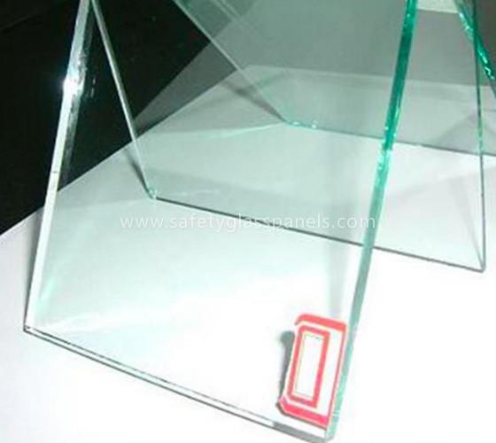 Patterned Flat Clear Float Glass 12mm For Shop Fronts / Folding Screens