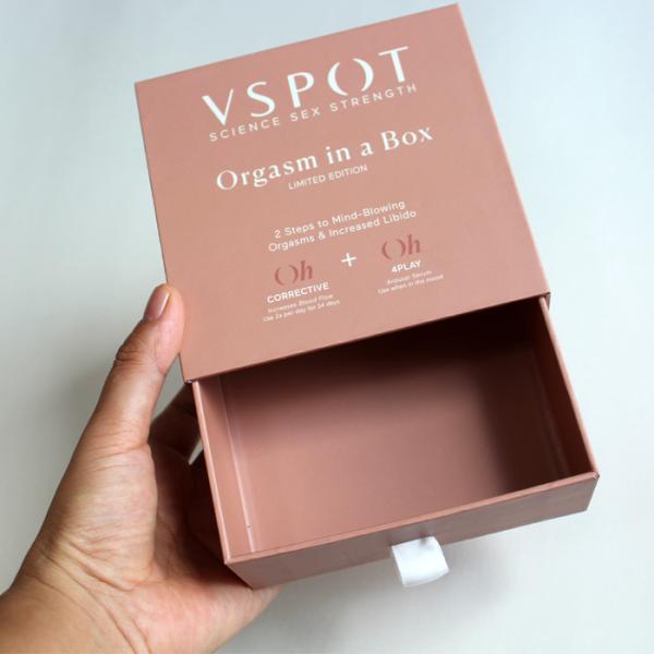 Custom Sliding Drawer Perfume Cosmetic Gift Box Packaging