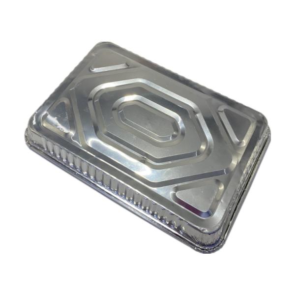 BBQ Cookie Rectangular Foil Trays 1400ml Great Thermal Conductivity